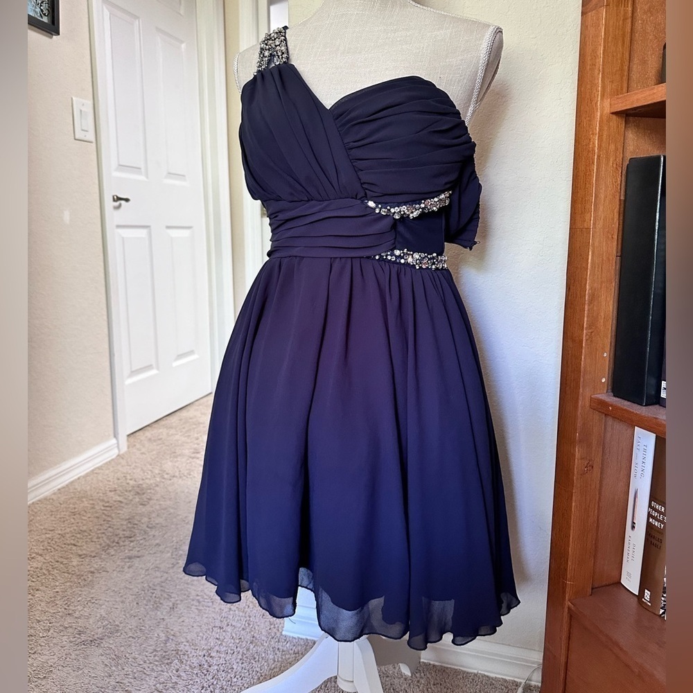 Navy Blue Formal Gown size 3
